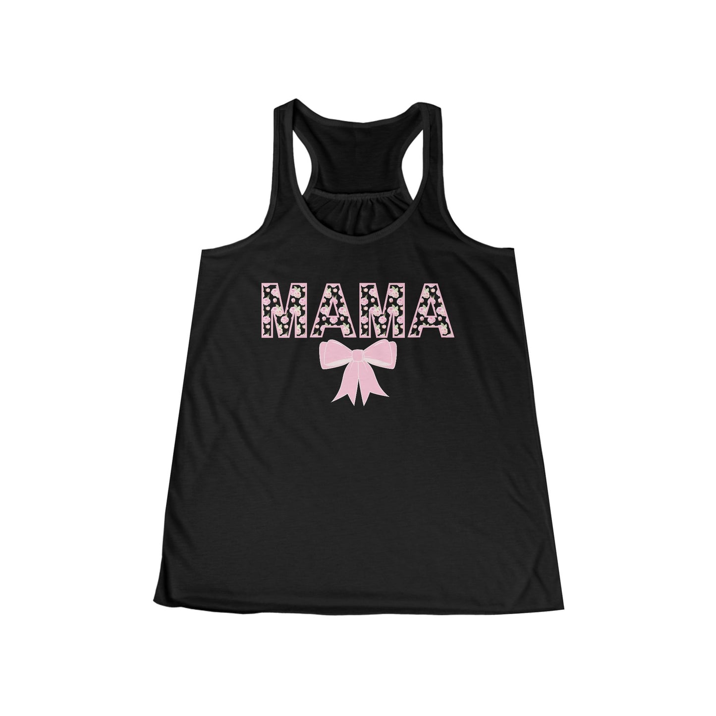 Mama Floral Racerback Tank - Perfect for Mother's Day Celebrations