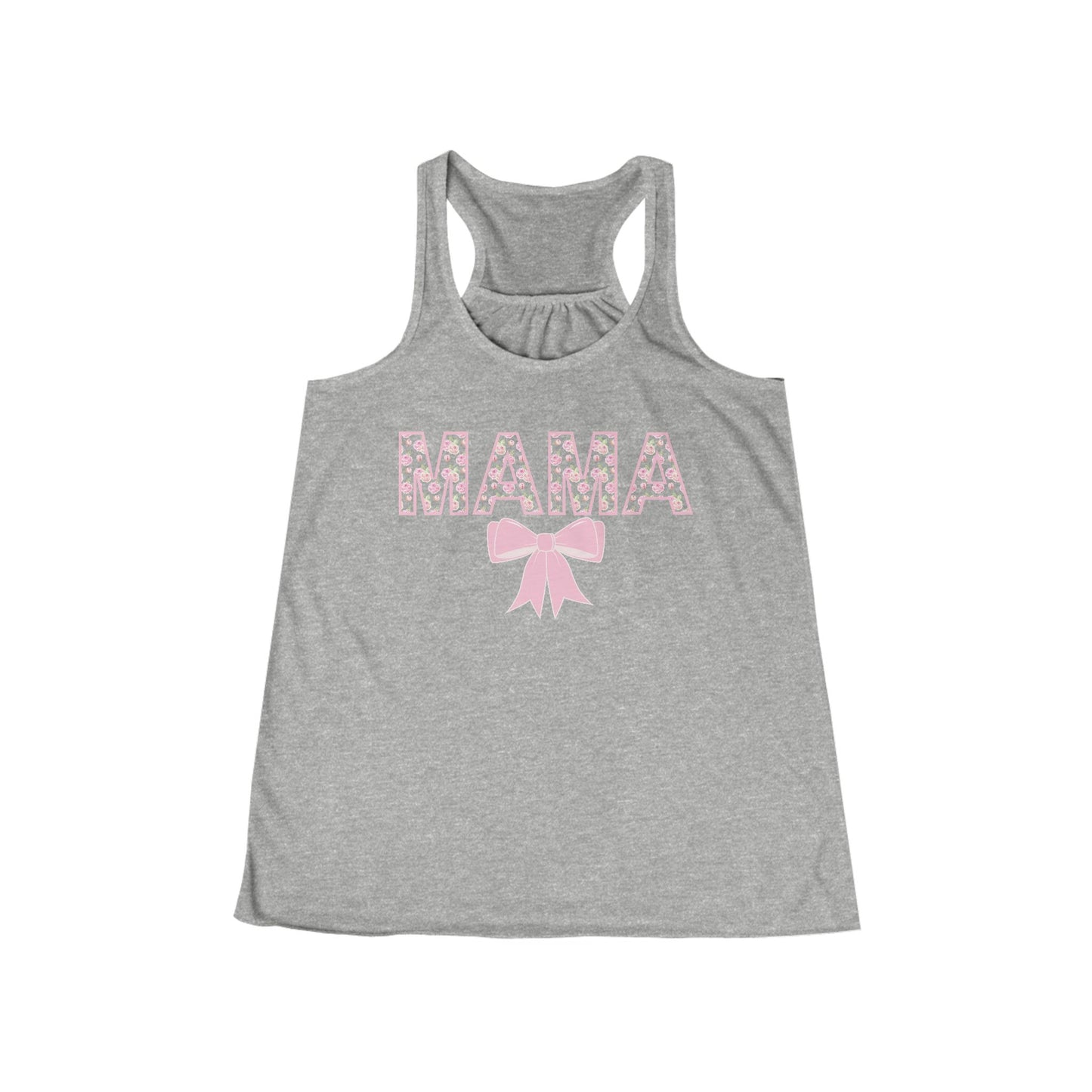 Mama Floral Racerback Tank - Perfect for Mother's Day Celebrations