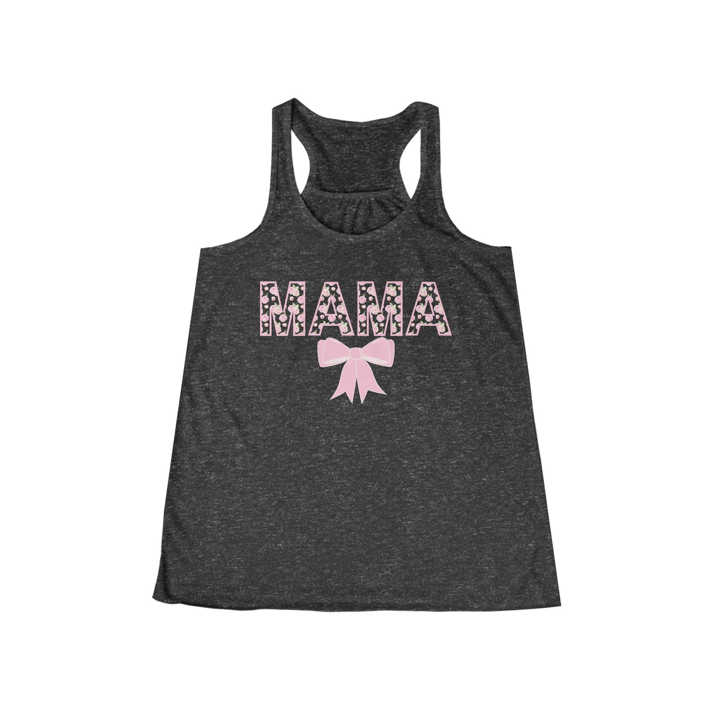 Mama Floral Racerback Tank - Perfect for Mother's Day Celebrations