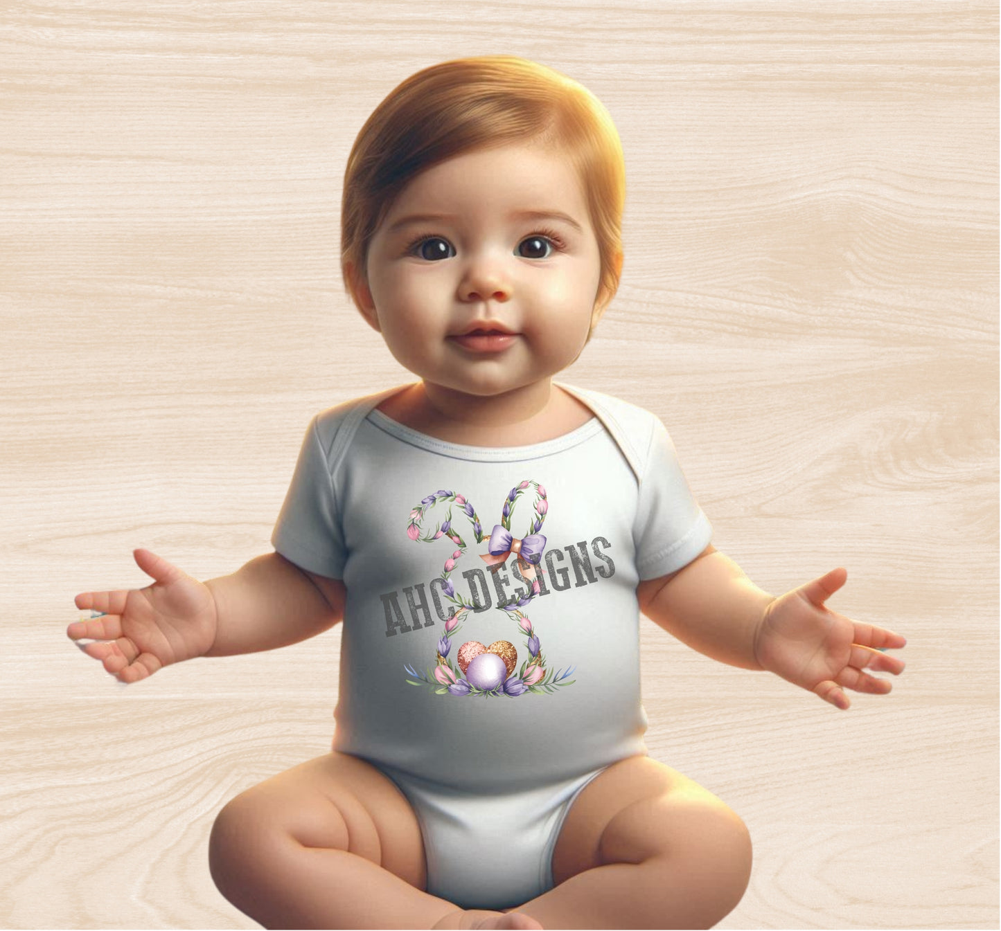 Cute Bunny Easter Infant Bodysuit - Perfect for Spring Celebrations
