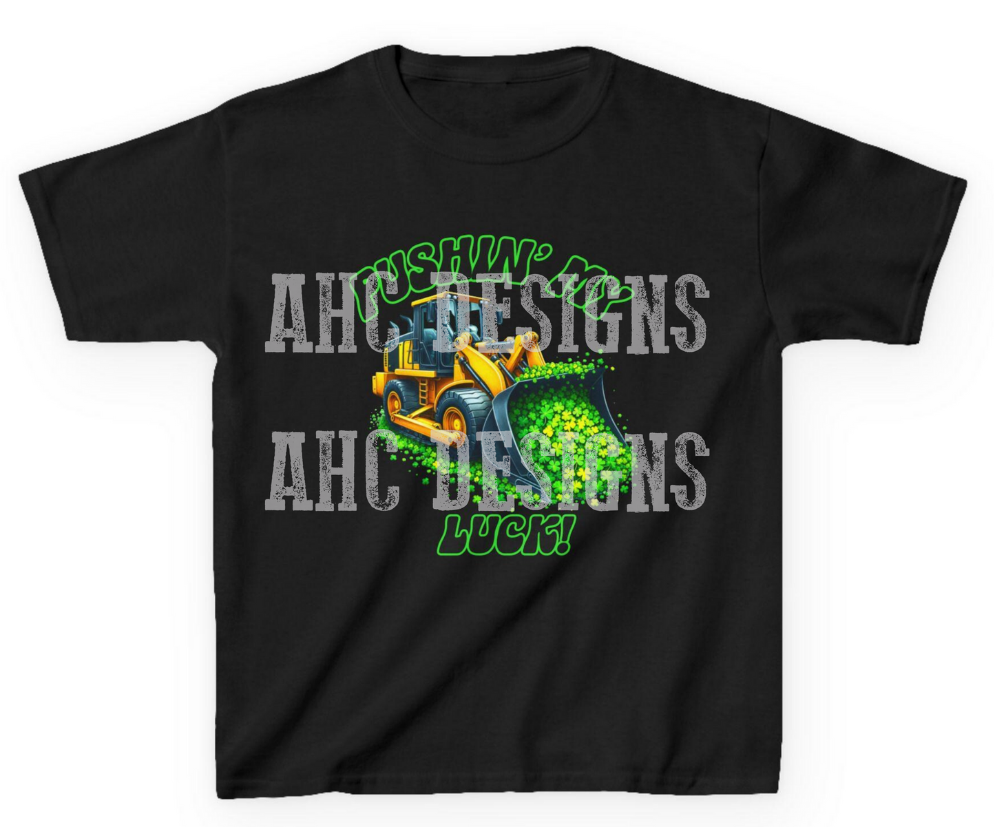 Kids Heavy Cotton Tee - Pushin' My Luck Construction Tee