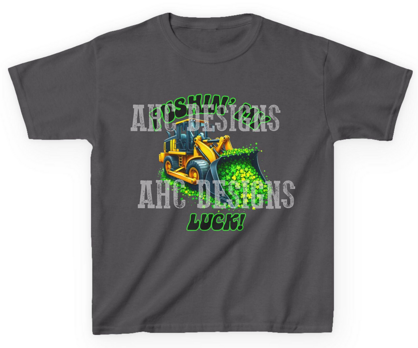 Kids Heavy Cotton Tee - Pushin' My Luck Construction Tee