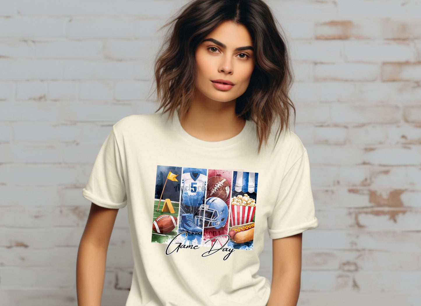 Vintage Football Game Day T-shirt, Unisex Tee, Sports Fan Shirt, Retro Tee, Casual Top, Distressed Tee, Football Mom Shirt