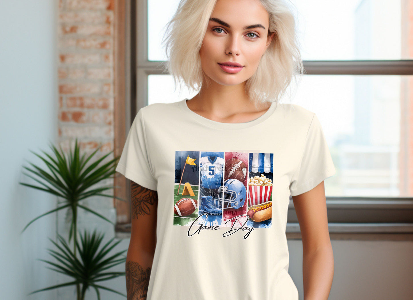 Vintage Football Game Day T-shirt, Unisex Tee, Sports Fan Shirt, Retro Tee, Casual Top, Distressed Tee, Football Mom Shirt