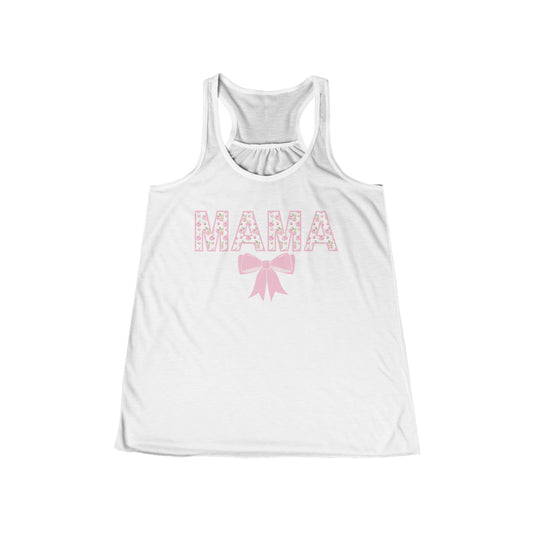 Mama Floral Racerback Tank - Perfect for Mother's Day Celebrations