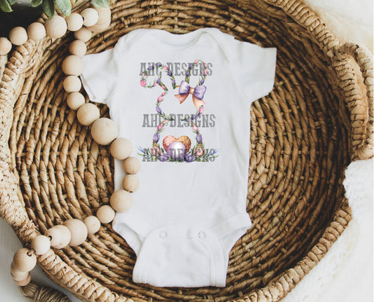 Cute Bunny Easter Infant Bodysuit - Perfect for Spring Celebrations