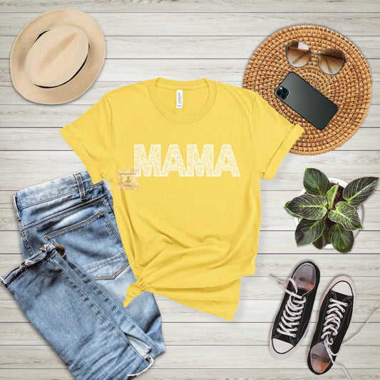 Mama Floral Graphic Unisex Tee - Perfect Gift for Moms