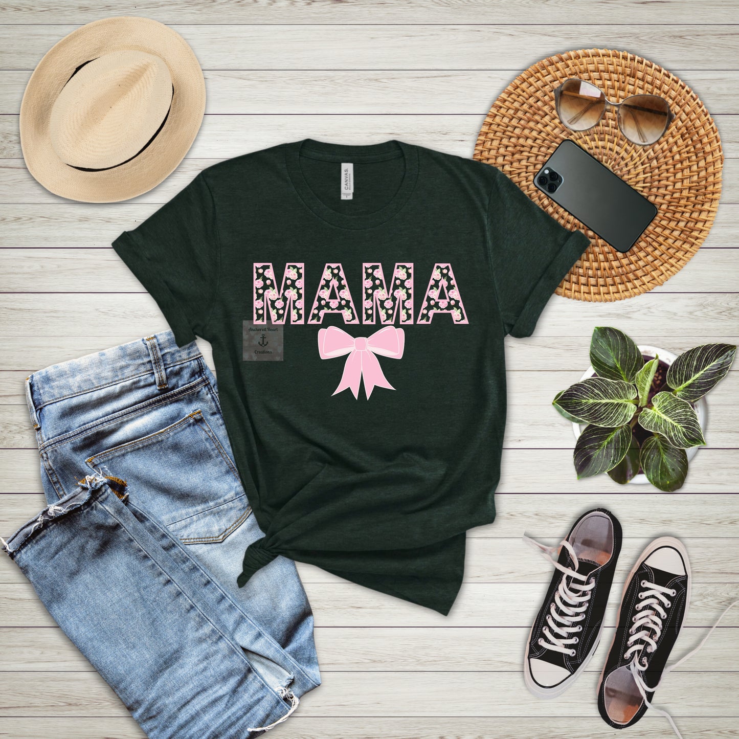 Floral Mama Tee - Perfect Gift for Moms