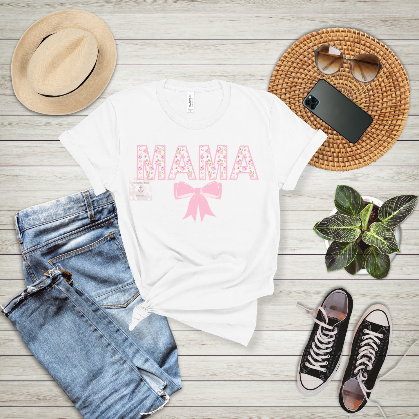Floral Mama Tee - Perfect Gift for Moms