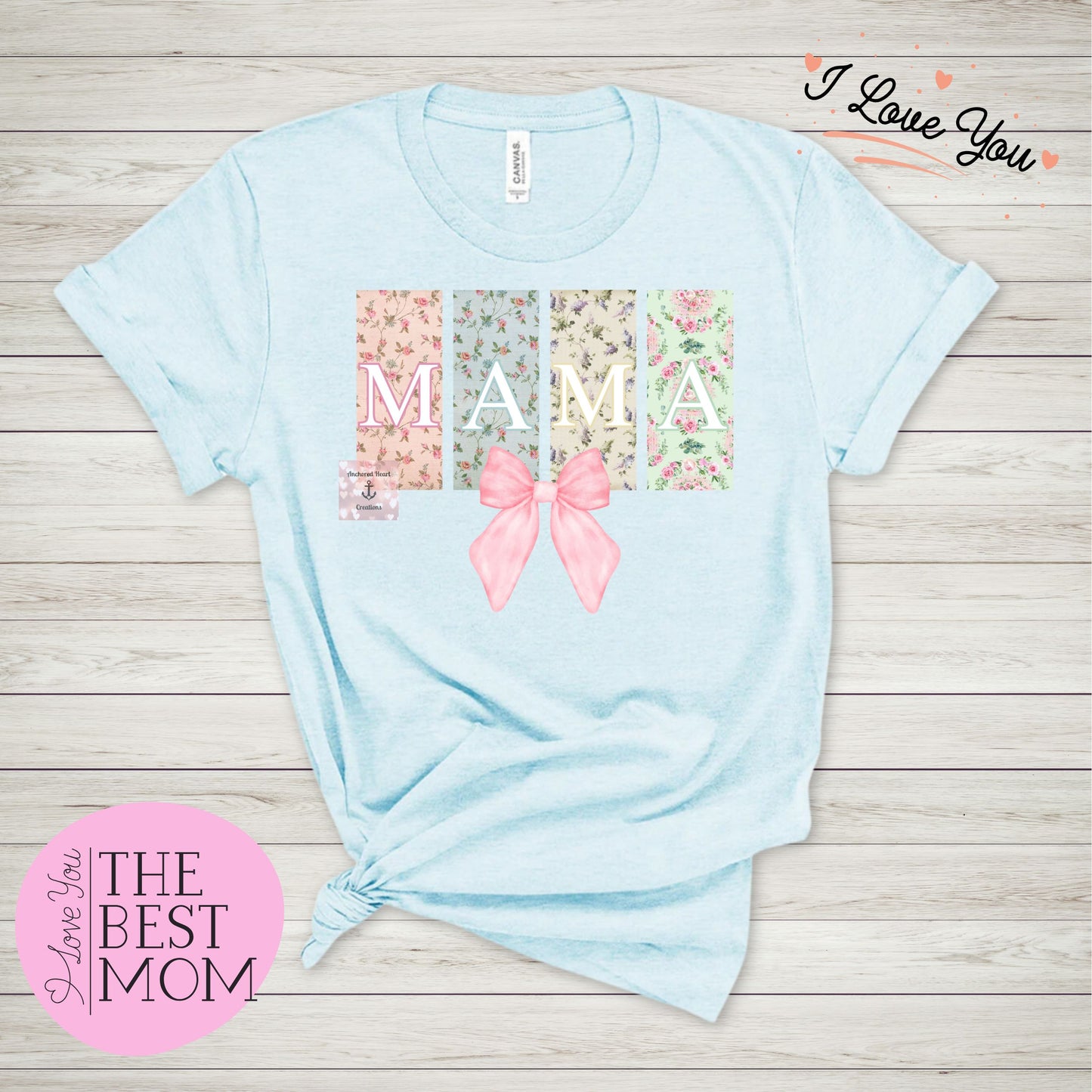 Floral Mama T-Shirt | Unisex Jersey Short Sleeve Tee for Moms