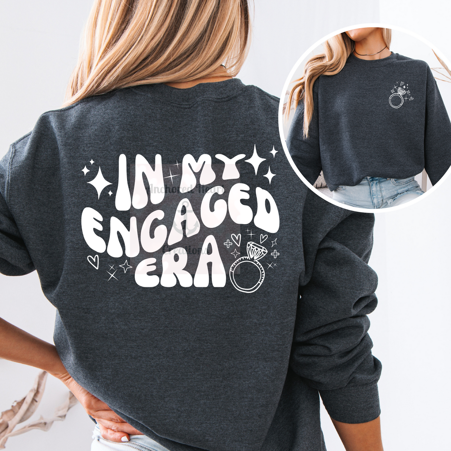 In my engaged era sweatshirt, engaged era, Engagement sweatshirt, in my bride era, bride era sweatshirt, fiancé sweatshirt, engaged sweater, engaged sweatshirts