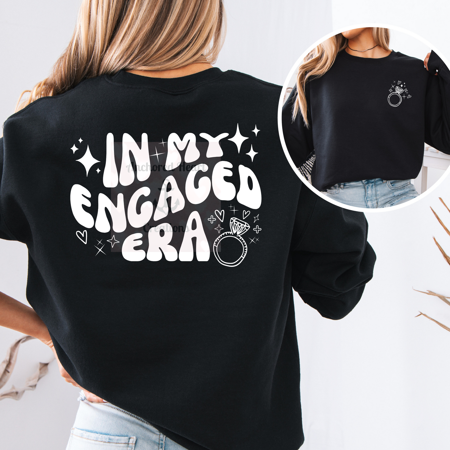 In my engaged era sweatshirt, engaged era, Engagement sweatshirt, in my bride era, bride era sweatshirt, fiancé sweatshirt, engaged sweater, engaged sweatshirts