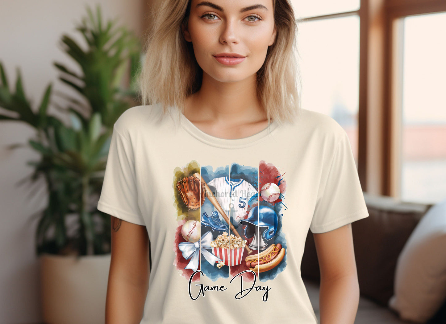 Game Day Unisex Garment-Dyed T-shirt, Sports Fan Apparel, Tailgating Shirt, Gift for Him or Her, Weekend Relaxation Wear
