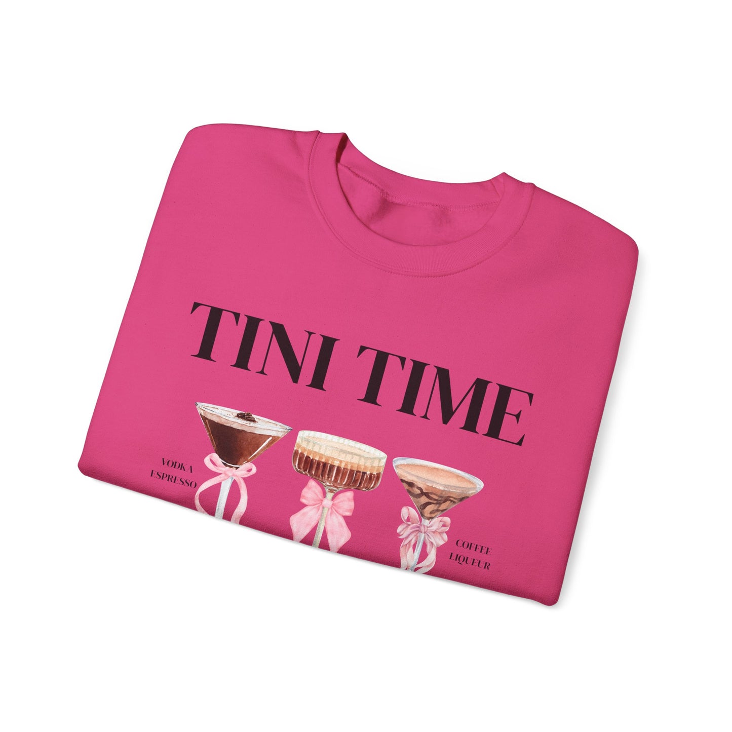 Espresso Martini Tini Time Unisex Crewneck Sweatshirt