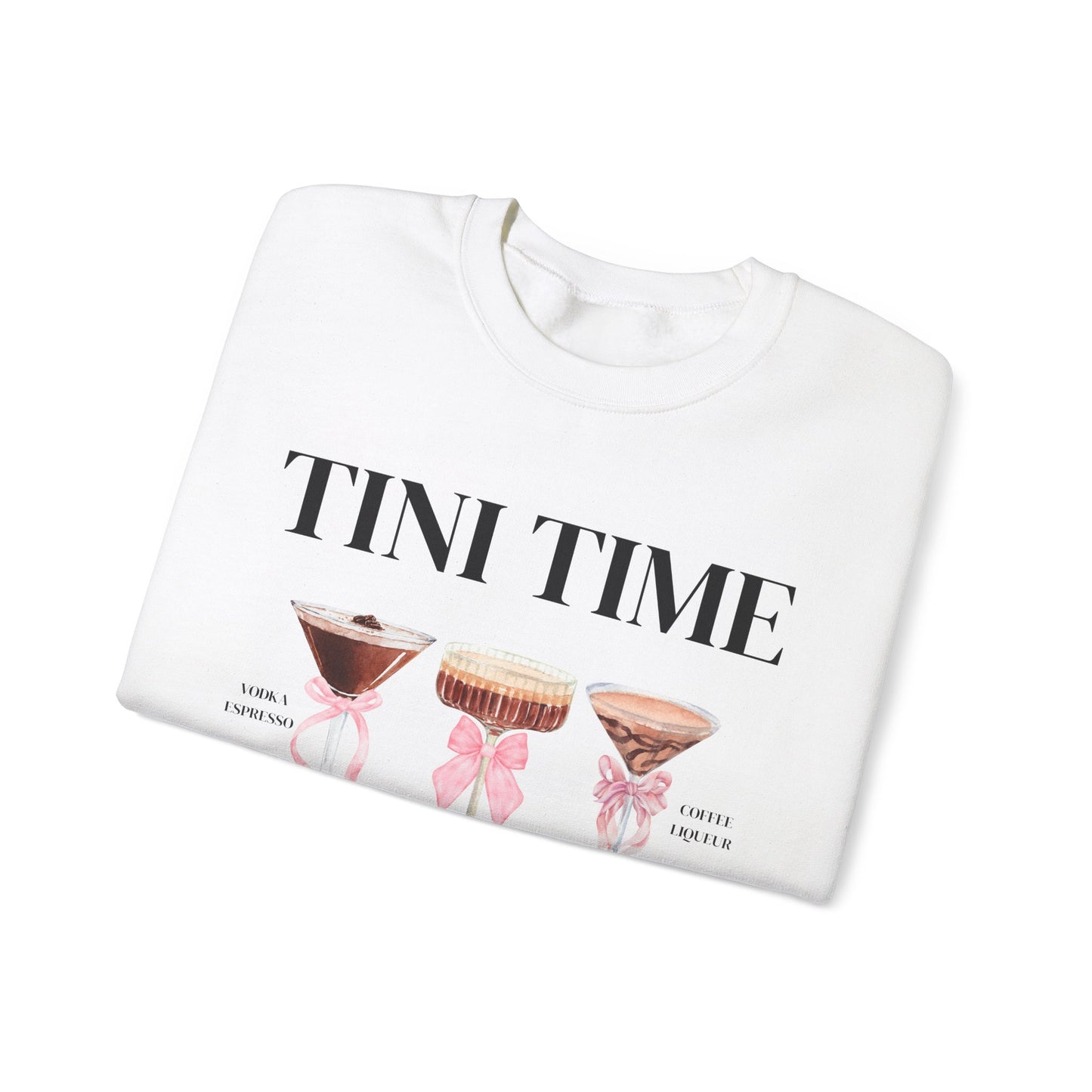 Espresso Martini Tini Time Unisex Crewneck Sweatshirt