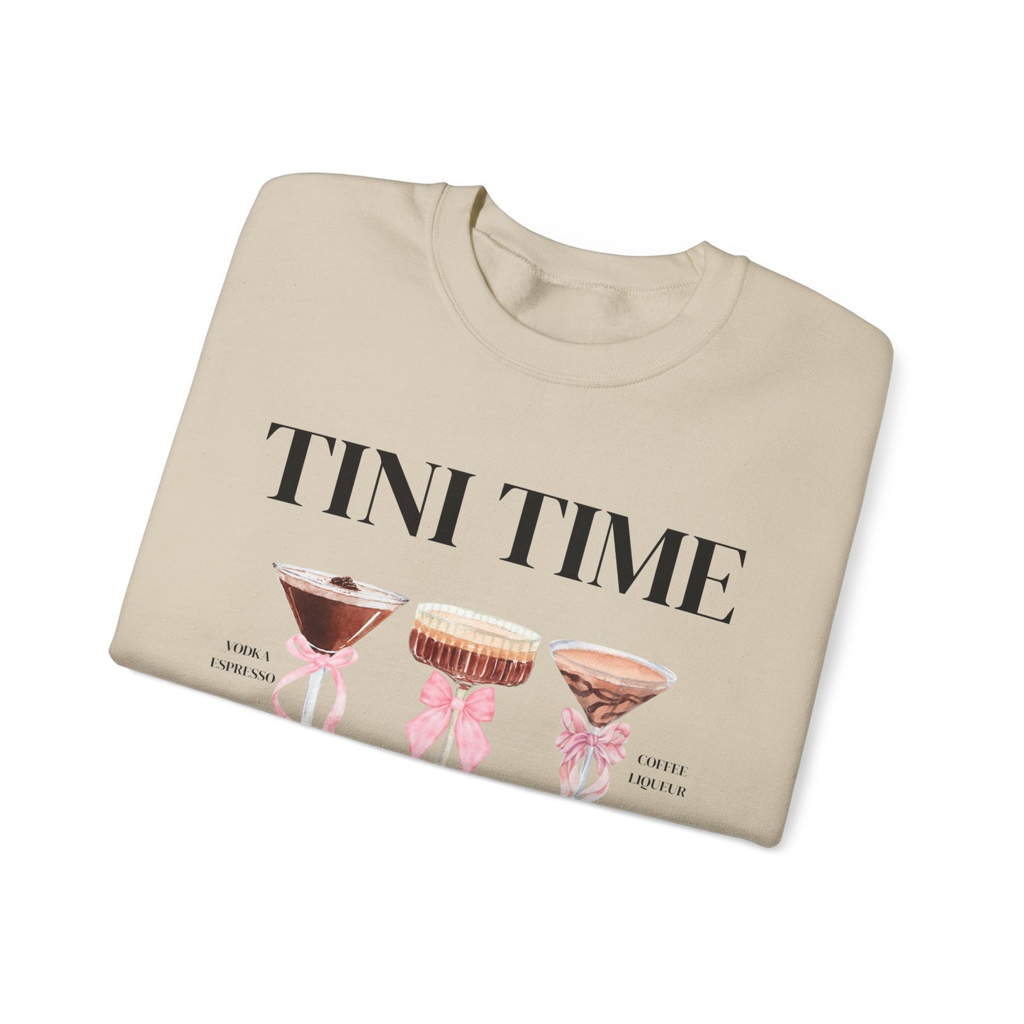 Espresso Martini Tini Time Unisex Crewneck Sweatshirt
