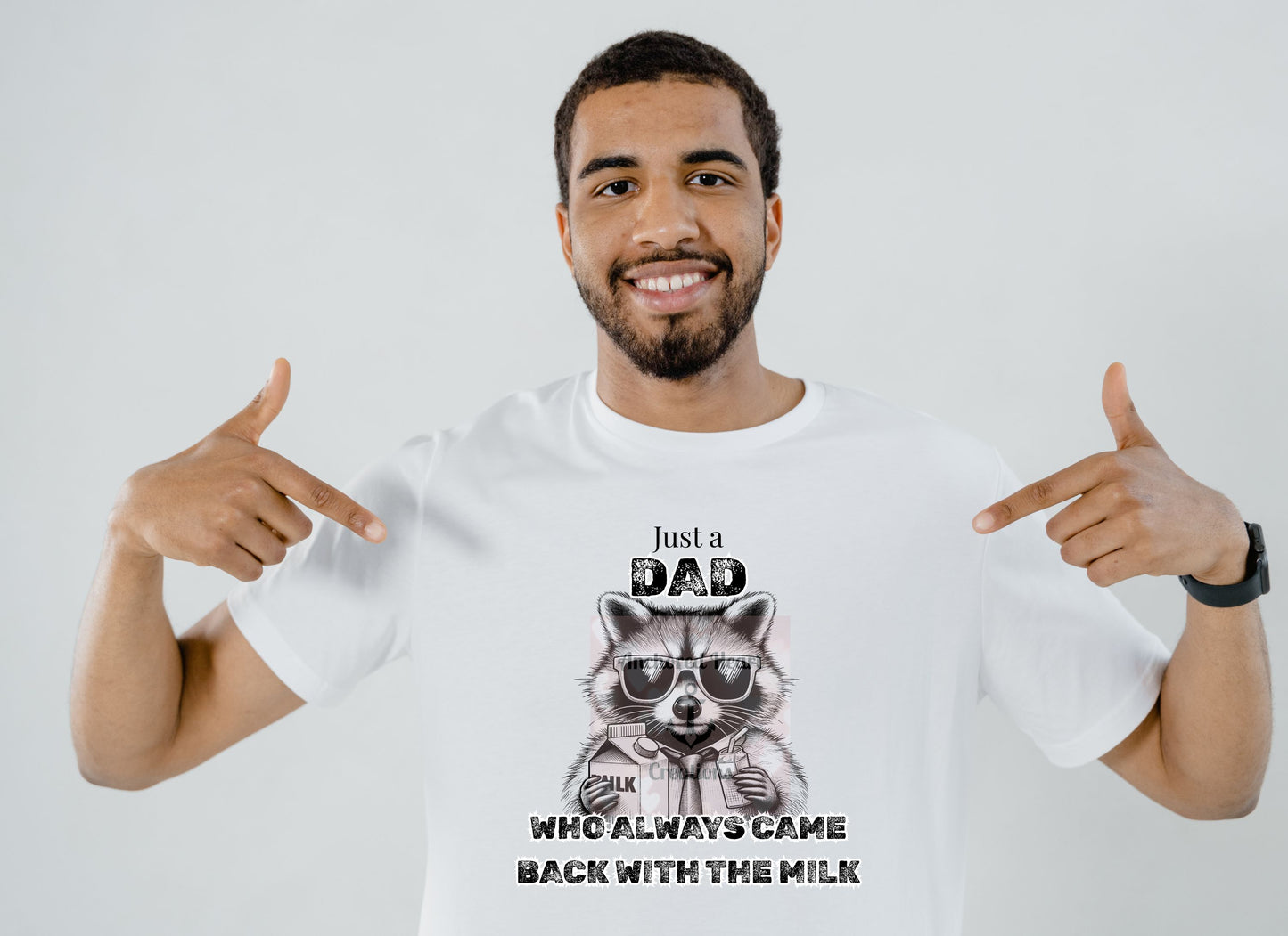 Cool Dad Raccoon Tee - Unisex Heavy Cotton Shirt, Father's Day Gift, Fun Dad Shirt, Dad Humor Apparel, Birthday Gift for Dad