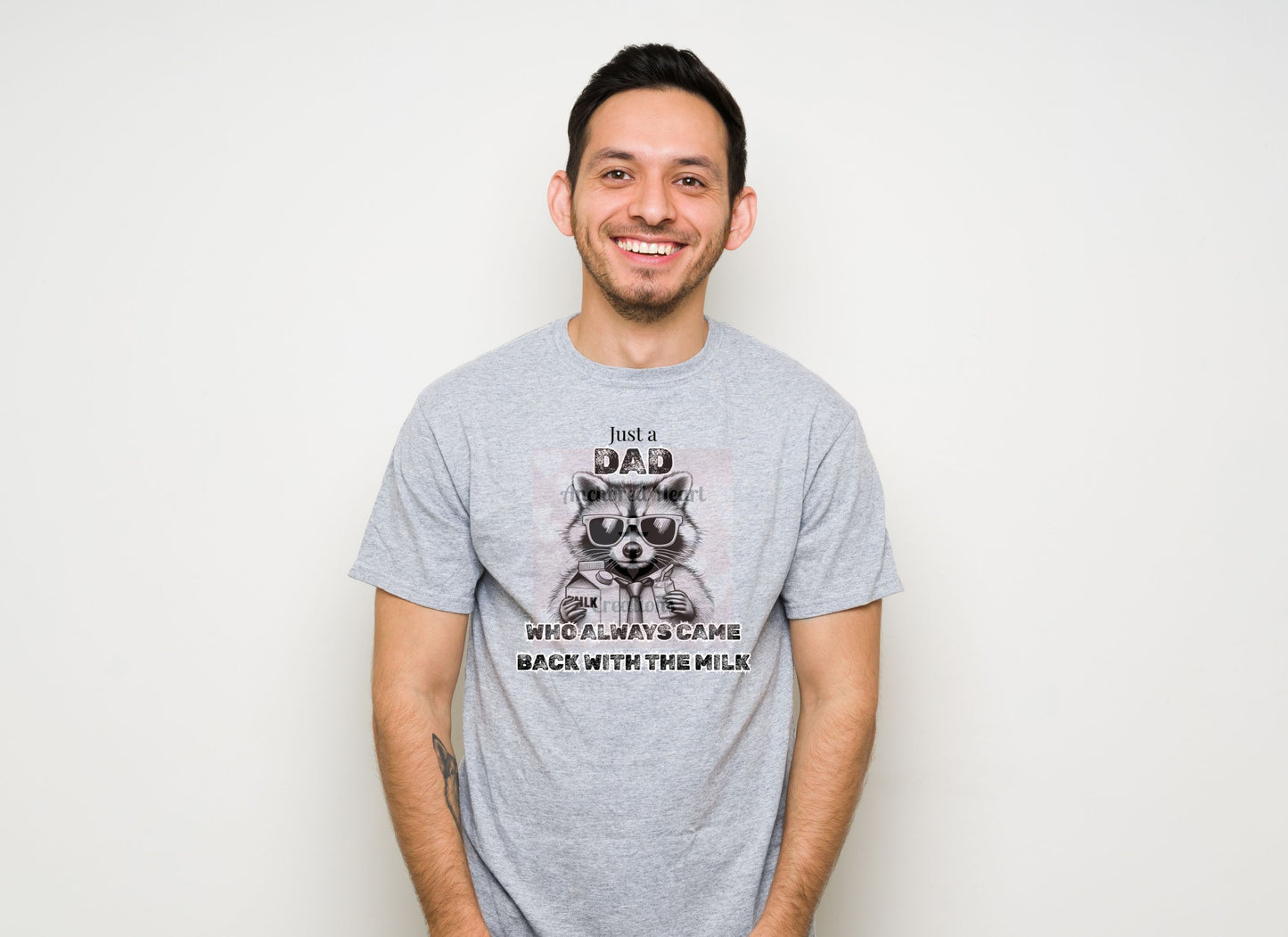 Cool Dad Raccoon Tee - Unisex Heavy Cotton Shirt, Father's Day Gift, Fun Dad Shirt, Dad Humor Apparel, Birthday Gift for Dad