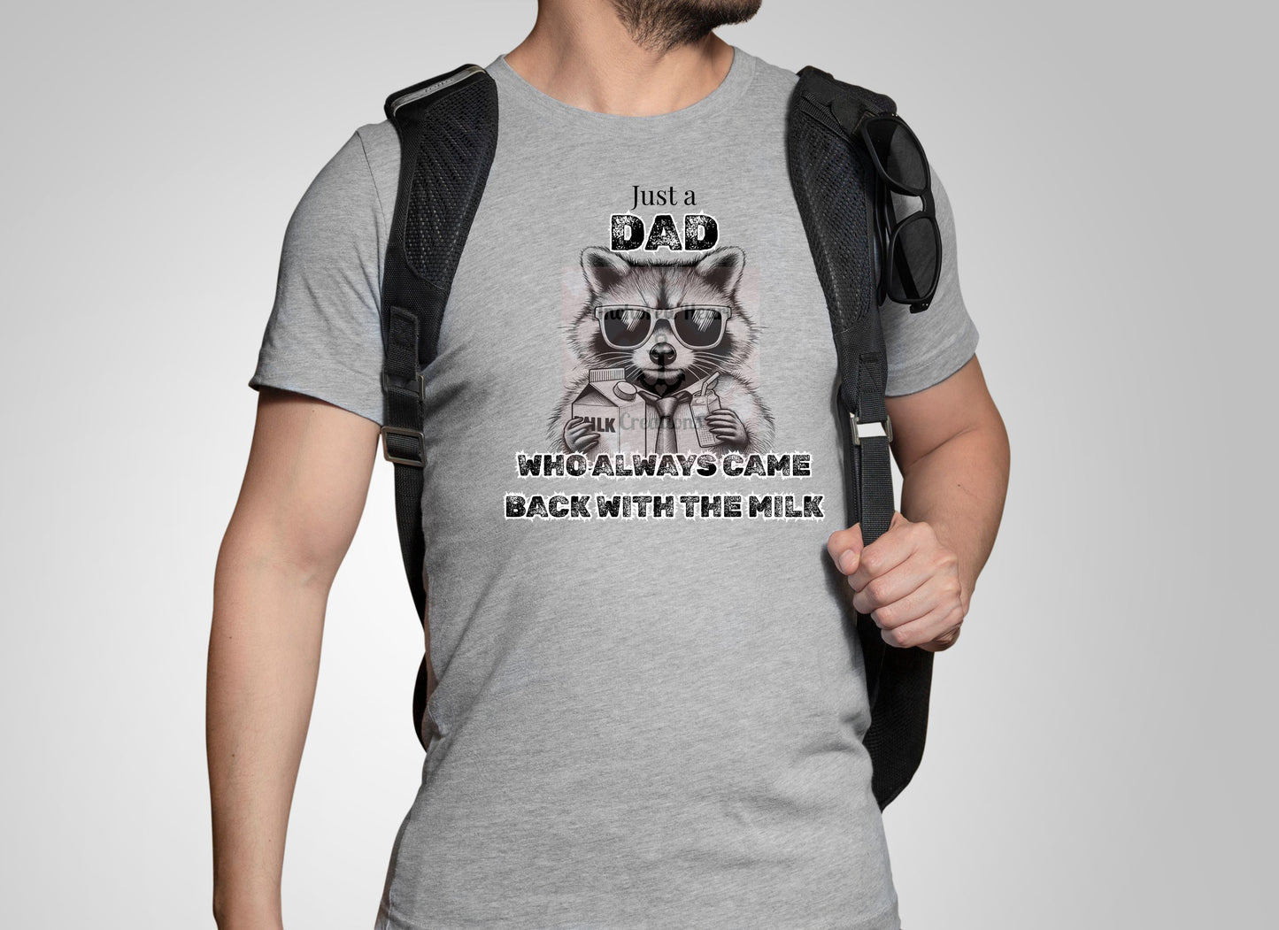 Cool Dad Raccoon Tee - Unisex Heavy Cotton Shirt, Father's Day Gift, Fun Dad Shirt, Dad Humor Apparel, Birthday Gift for Dad